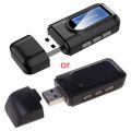OOTDTY USB Dongle Bluetooth 5.0 Audio Receiver Transmitter with LCD Display 3.5mm Jack AUX USB Wireless Adapter for TV Car PC.