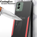 For Vivo Y17S case Aluminum Metal Matte Cover Soft Silicone Frame Camera Protection Cover Back Cover For Vivo Y17S case. 