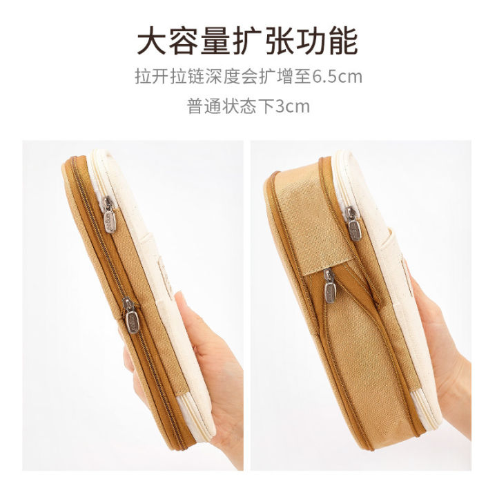 Ankou%20Japanese%20and%20Korean%20Style%20Macaron%20Color%20Block%20Transformable%20Large%20Capacity%20Upgraded%20Pen%20Bag%20Stationery%20Box%20-%20Image%203