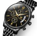 "Olevs 2867 Stainless Steel Chronograph Wrist Watch For Men. 