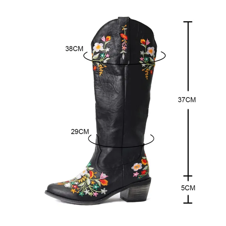 %E3%80%90Alien%20Alien%E3%80%91%20New%20Vintage%20Shaped%20Flowers%20Embroidery%20Bootes%20Women%20Western%20Cowgirls%20Cowboy%20Boots%20Casual%20Work%20Riding%20Chunky%20Heel%20Boot%20Ladies%20-%20Image%206