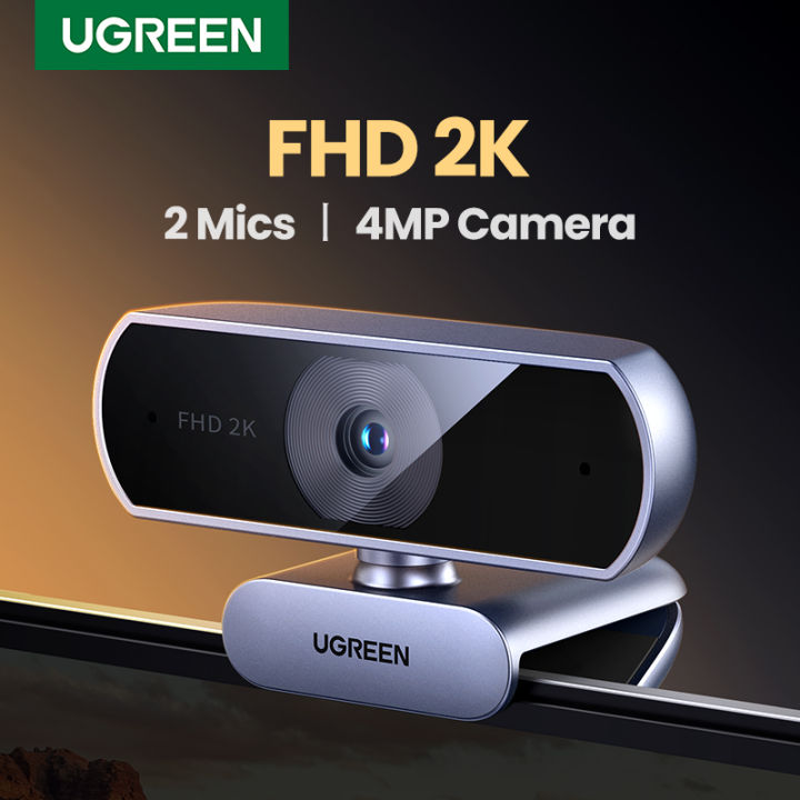 UGREEN USB Webcam 2K HD Mini Webcam For Laptop Computer Web Camera