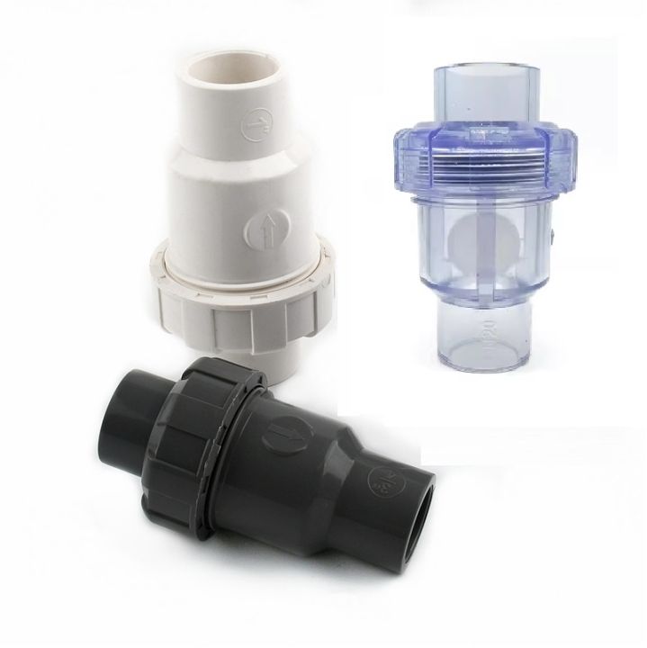 1PC%2020%2025%2032%2040%2050mm%20UPVC%20Ball%20Check%20Valves%20Vertical%20Check%20Valve%20Exhaust%20Garden%20Irrigation%20Aquarium%20Adapter%20PVC%20Pipe%20Connector%20-%20Image%202