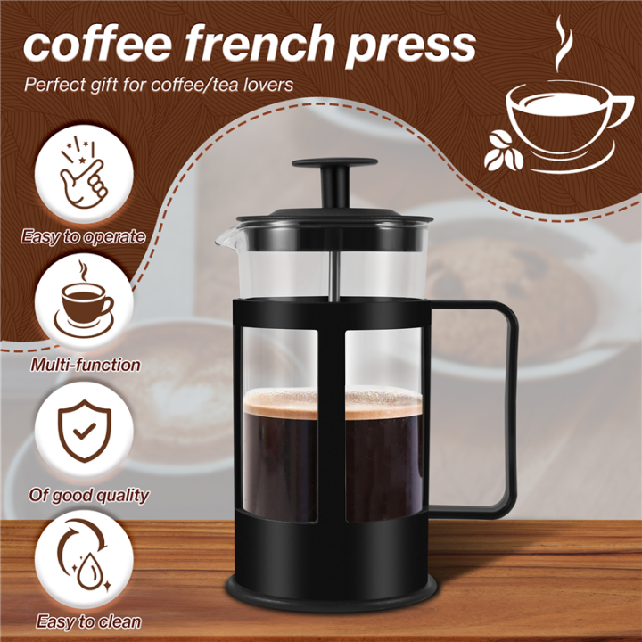 French%20Press%20Coffee%20&%20Tea%20Maker%2012Oz,%20Glass%20Coffee%20Press%20Rust-Free%20-%20Image%203
