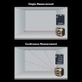 3 in 1 Laser Tape Measure Digital Rangerfinder 16Ft Measuring Tape 131Ft Rechargeable Distance Meter - gold + black.