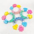 New Design Silicone Baby Hand Teether Infant Silicone Safety Teeth Stick Rattles Teether Baby Toy Gifts.