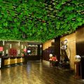 Artificial Hanging Plants - Green - artificial flower. 