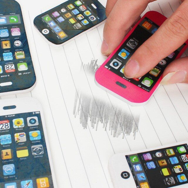 1%20Pcs%20%20Mobile%20Phone%20Shape%20Creative%20Eraser%20Kids%20Stationery%20Toy%20(Multi-Color)%20-%20Image%202