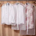 Plastic Clear Dust-proof Cloth Cover Suit Dress Clothing Costume Bag Storage Home Storage Protect Cover. 