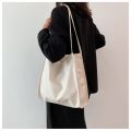 2022 New Large Capacity Simple Pure Color Soft Tote Bags Leisure Korean Style Daily Students Bags Handbag Women's Leather Bags. 