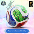 FOOTBALL FIFA World cup - 2026 Sports Match Quality Football is white in color with an Excellent graphics Ball Size 5 Trionda. 