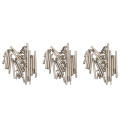 NXFDSIOZ 102Pcs Clarinet Repair Parts Screws + Clarinet Shaft Rod Kit DIY Tool Woodwind Instrument Accessories. 