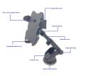 Adjustable Universal Car Phone Mount Holder Long Neck arm 360 Degree Smartphone holder (Mount-Suction).