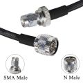 LMR400 Cable SMA Male to N Female LMR-400 Low Loss 50 Ohm Pigtail RF Coaxial Cable for 4G LTE Cellular Amplifier Cell Phone. 