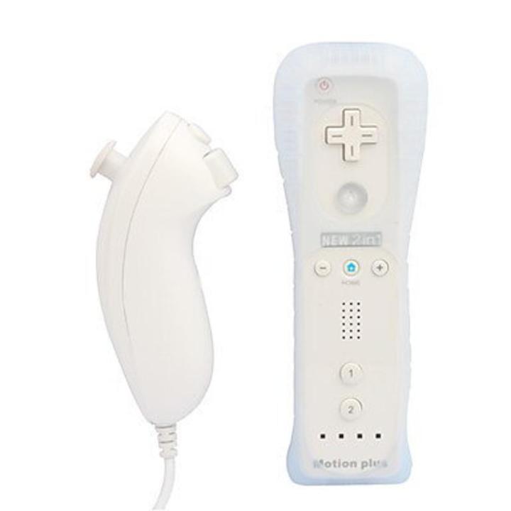 Wireless Controle 2 In 1 Built In Motion Plus Remote Controller for