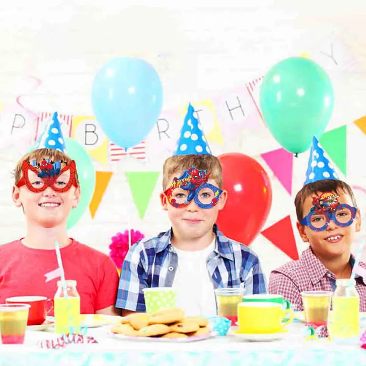 8pcs/set%20Spiderman%20Theme%20Party%20Glasses%20Super%20Hero%20Disney%20Spiderman%203D%20Paper%20Glasses%20Kids%20Boys%20Happy%20Birthday%20Party%20Decor%20Toys%20-%20Image%203
