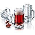 Nasir Glass Drinking Mug 400ml (5 inch long, 3 inch Round) - Coffee Mug. 