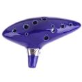 12 Hole ocarina ceramic alto C legend of blue instrument. 