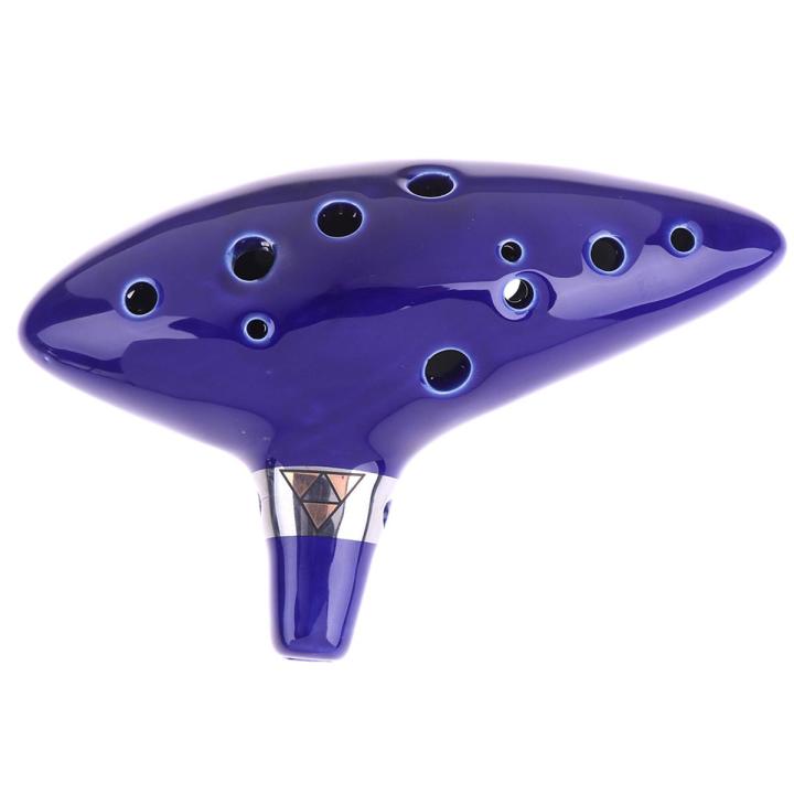 12 Hole ocarina ceramic alto C legend of blue instrument