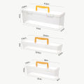 Plastic Organizer Box Transparent Portable Multipurpose Electrician Drill Tool Storage Box Hardware Tool Case. 