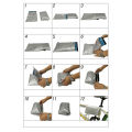 LI Bike Cover 190T Outdoor Waterproof Bicycle Covers With Lock Holes Reflective Strips For Mountain Road Bikes.