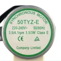 50TYZ-E Synchronous Motor for Ice-Cube Machine 220V-240V 3.5/3W 3.5RPM AC Motor for Ice Making Machine Accessories. 