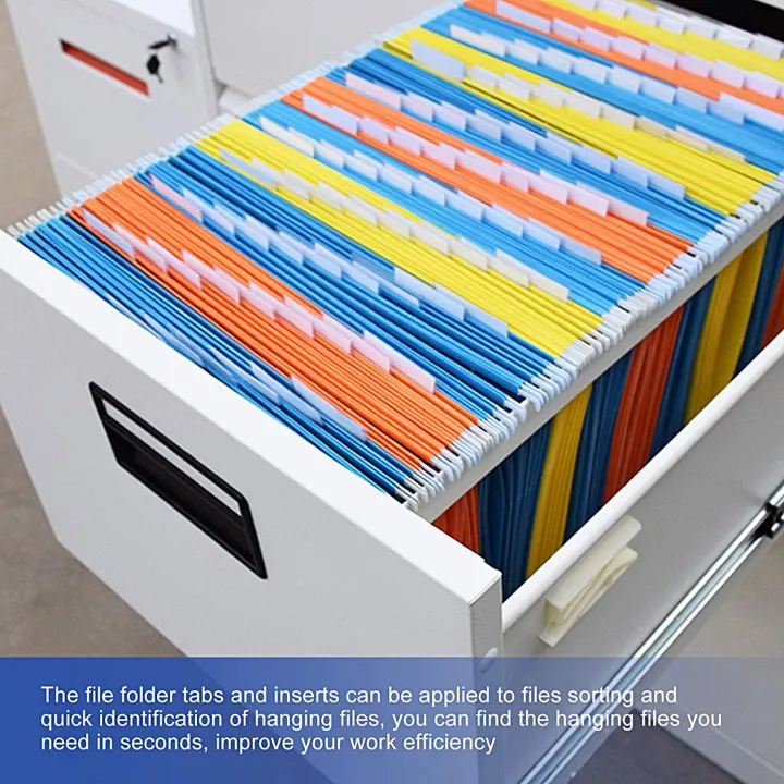 100pcs%20Hanging%20File%20Folder%20Tabs%20with%20Inserts%20for%20Hanging%20Folders%20Clear%20Plastic%202%20Inch%20File%20Folder%20Tabs%20for%20Quick%20Identification%20-%20Image%207