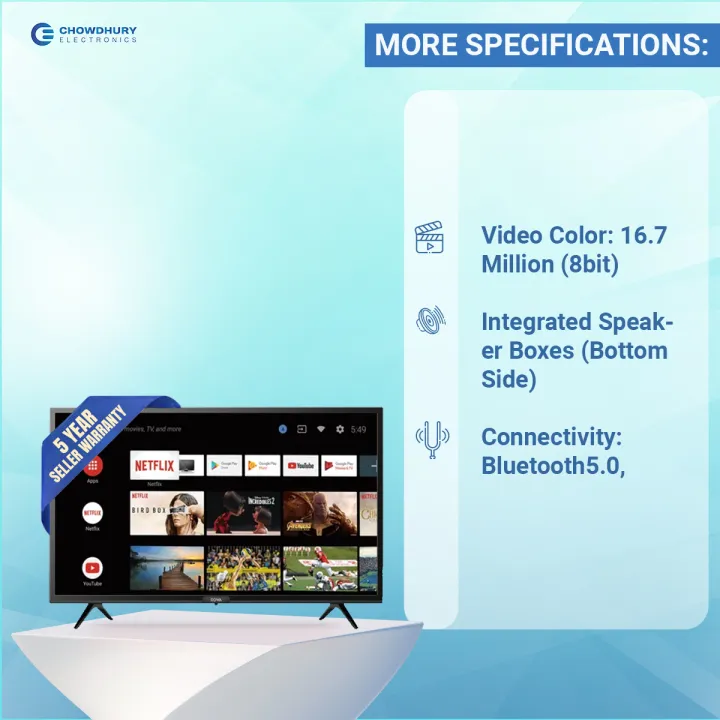 32"%20ROWA%2032S52%20%7C%20Android%2011%20Voice%20Control%20LED%20TV%20%7C%2032S52%20-%20Image%204