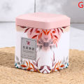 Tea Sealed Box Kitchen Storage Container Jar Tin Square Can Candy Iron Vintage Huiye.