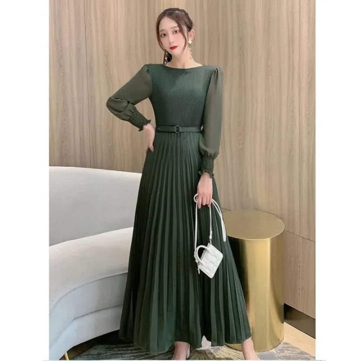 China%20Long%20Dress%20Design%20French%20Pleated%20Maxi%20Dress%20Women%20Elegant%20O%20Neck%20Long%20Sleeve%20-%20Image%202