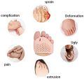 2 Pieces Toe Separator Bunion Corrector Straightner Hallux Valgus Pain Relief (1 Pair).