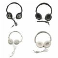 Sound Wired Headphones Over Ear Headset Bass HiFi Sound Music Stereo Earphones Flexible Adjustable Headset For PC Mobile.