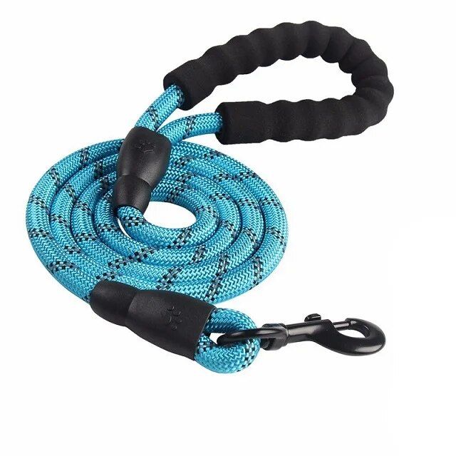 Dog rope reflective traction rope strap dog collar strong traction belt ...