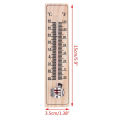 Room Thermometer (Wooden & Hanging) - Wall Hang Thermometer for Indoor Outdoor Garden House Garage Office Room Hung Logger Room Incubator Temperature Meter. 