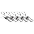 Durable 24 Pcs Stainless Steel Wire Clip, Multi-Function Clip, Utility Clip Pins Hanging Clip Office Fastener, Metal Wire Clip for Clothes Clothes Drying. 