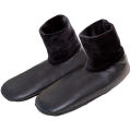 Autumn and Winter Fleece-lined Warm Men's and Women's Leather Socks Indoor Home Floor Socks pu Socks Yoga Meditation Sleeping Socks Carpet Socks. 