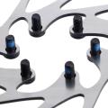 【Lejia】Bicycle Disc Brake Rotor 180 203mm Presenting with 6pcs T25 Plum Screw. 