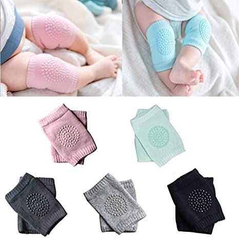 Baby Kids Crawling Knee Pads Safety Anti-slip Walking Leg Warmer Elbow Protector Features:  1. Very breathable, absorb sweat, deodorization durable and soft to wear;  2. Protect the baby's knees from bruises and scrapes when they are curiously crawling a