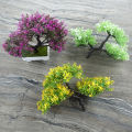 Artificial Plants Bonsai Small Tree Pot Plant Flowers Potted Ornaments For Home Room Table Decoration Hotel Garden Decor. 