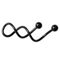 1PC Twist Ear Stud Industrial Navel Belly Button Ring Helix Tragus Cartilage Piercing Barbell Nombril Earring Women Body Jewelry.