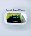 Renevo CMS-50D1 Fingertip Pulse Oximeter Blood Oxygen Sensor SpO2 for Sports and Aviation. Portable and Lightweight with LED Display - 2 Years Replacement Warranty - White.
