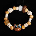 Cute Stone Black Cat Bracelet for Women Men Fashion Cartoon Animal Beaded Bracelets Handmade Fashion Girl Jewelry Gifts.