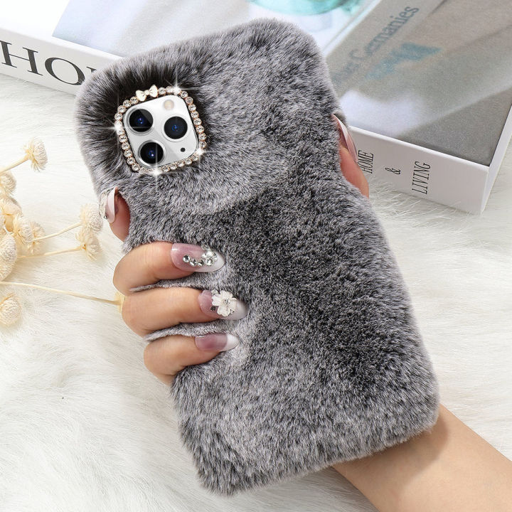 Luxury%20Fluffy%20Fur%20Phone%20Case%20for%20IPhone%206%206s%207%208%20Plus%20iPhone%2013%2011%2012%20Pro%20Mini%20Pro%20Max%20X%20XR%20XS%20Warm%20Furry%20Shockproof%20Soft%20Cover%20-%20Image%202