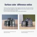 TTArtisan 17mm F1.4 35mm F1.4 50mm F1.2 APS-C manuel odak titanyum gri portre fotoğrafçılığı Lens için Sony E Fuji X Canon M M43.
