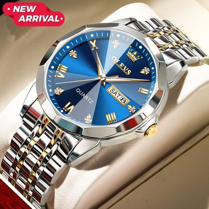Ol-evs%209931%20Replica%20Stainless%20Steel%20Top%20Brand%20Quartz%20Fashionable%20Wrist%20Couple%20Watch%20For%20Men-Women%20Watch%20For%20Men%20-%20Image%205