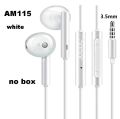 Honor AM115 Headset 3.5mm In-Ear Earbuds Earphone Wired with Mic cm33 type-c Headphone for Xiaomi Samsung Vivo Huawei smartphone.