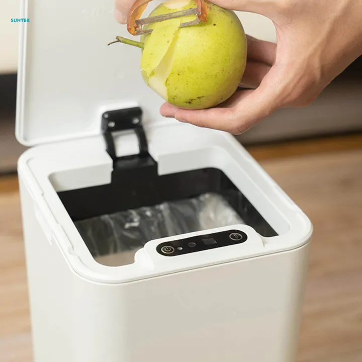Automatic Trash Can with Lid Smart Trash Can for Living Room Office Bedroom