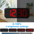 Loud Alarm Clock for Heavy Sleepers Adults,Dual Alarm Clock with Bed Shaker,for Bedrooms,6.5In Large Display with Dimmer Easy to Use. 
