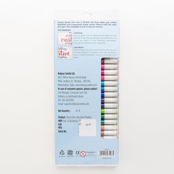 Camel%20Camlin%20Premium%20Brush%20Pen%20Set%2024%20Pcs%20Multicolor%20for%20Drawing,%20Calligraphy%20&%20Art%20Work%20-%20Image%203
