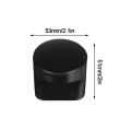 2PCS Partition Door Black Bathroom Handle Partition Handle Knob Plastic. 